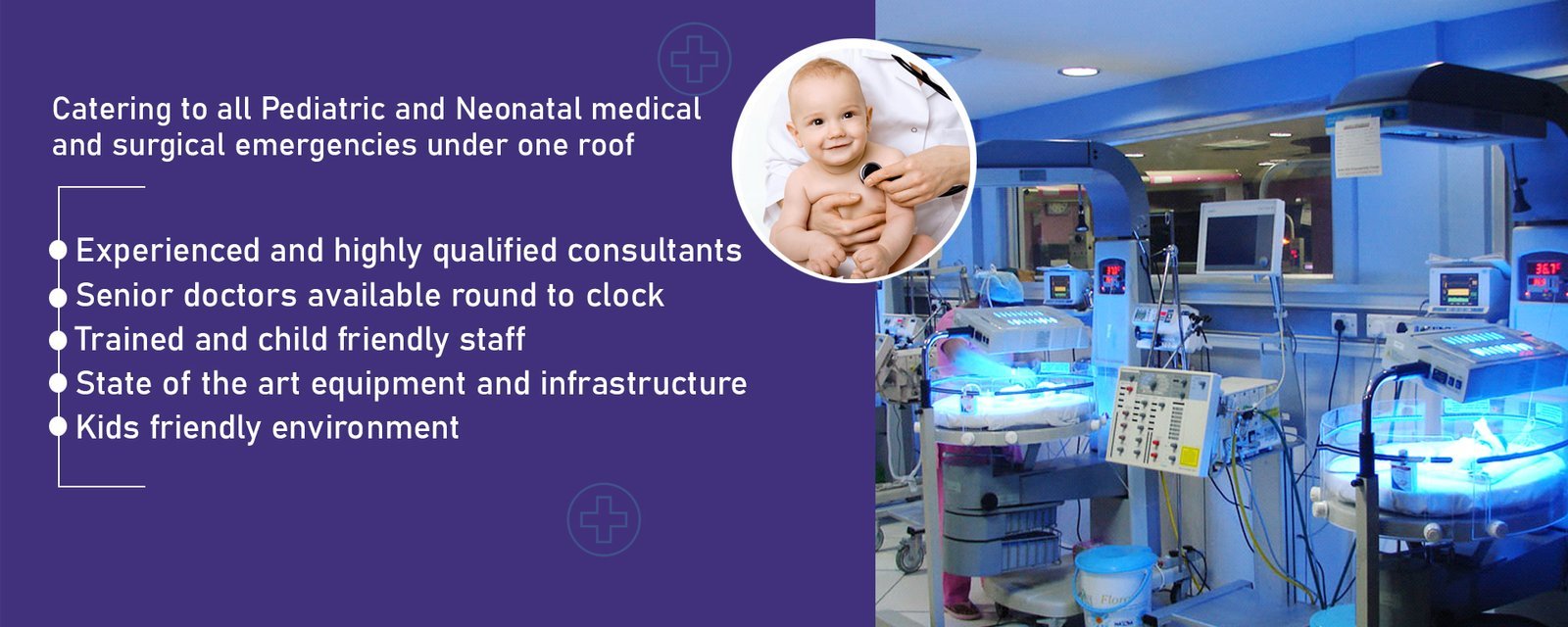 Catering to all pediatric and neonatal medical and surgical emergencies under one roof – NICU at Ankur Kids Hospital