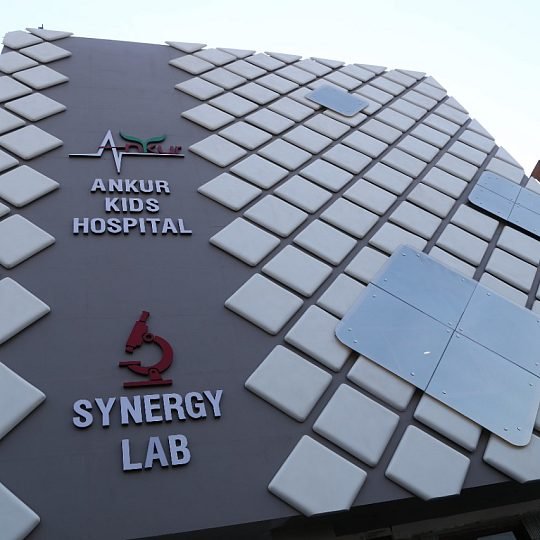 Ankur Kids Hospital and Synergy Lab building